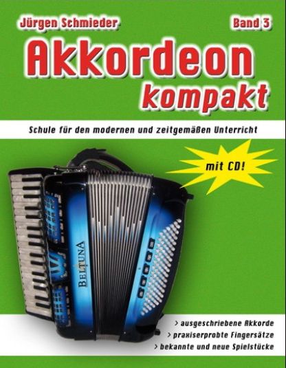 Die neue Akkordeonschule für Tasten Akkordeon mit CD von Jürgen Schmieder