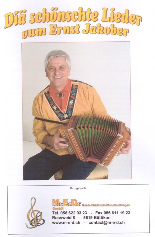 Kompositionen für das 18-bässige Schwyzerörgeli im Griffschrift-Notensystem.