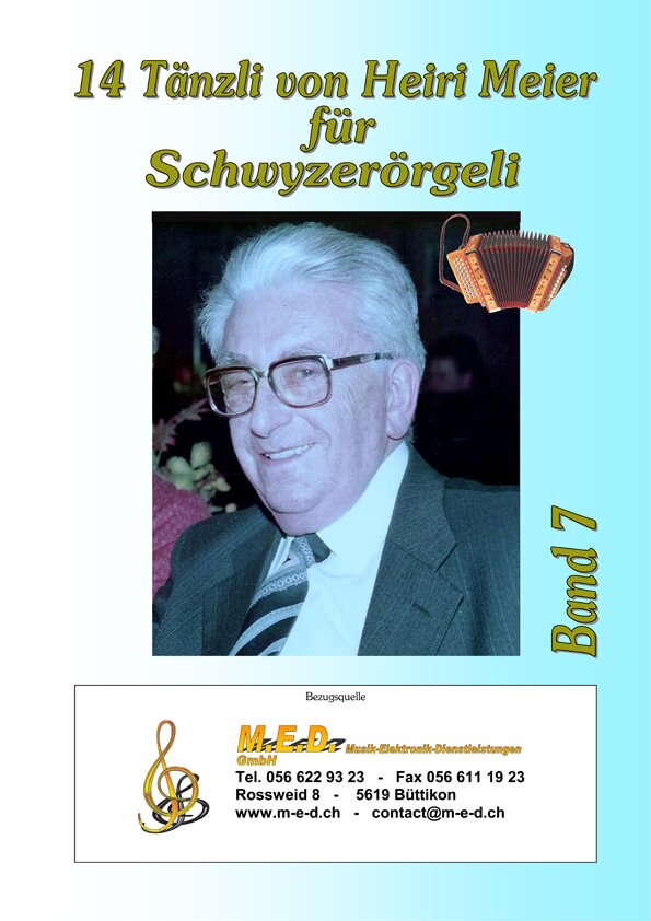 Kompositionen für das 18-bässige Schwyzerörgeli im Griffschrift-Notensystem.